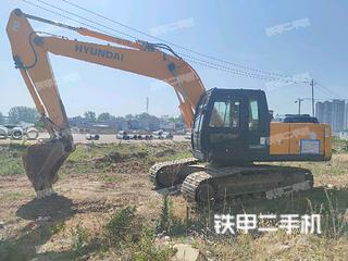 现代R215-7挖掘机实拍图片