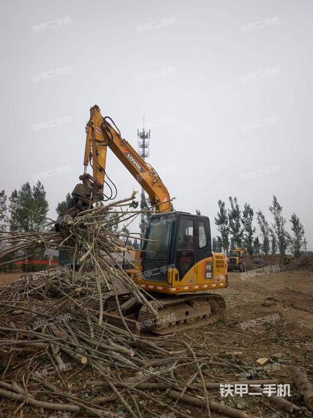 雷沃重工FR80E挖掘机的设备实拍-第8张实拍照片