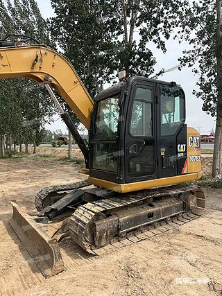 卡特彼勒307E2小型液压挖掘机实拍图片