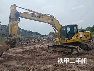 山推SE210W挖掘机实拍图片