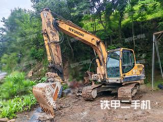 现代R150LC-9挖掘机实拍图片