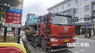 一汽解放8X4平板運(yùn)輸車實(shí)拍圖片