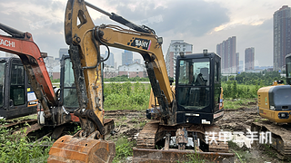 武汉三一重工SY55C-10挖掘机实拍图片