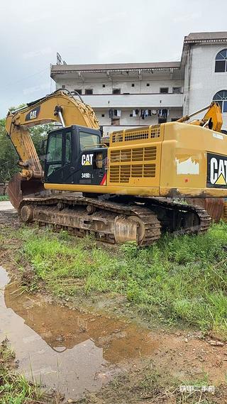 永州卡特彼勒349D2L液压挖掘机实拍图片
