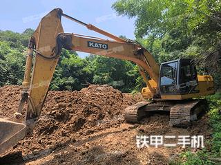 加藤HD820-R5挖掘机实拍图片