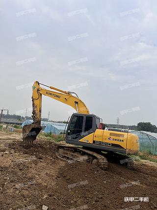 住友SH210A5挖掘机实拍图片