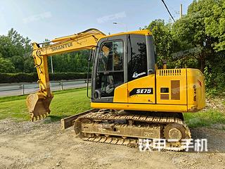 淮安山推挖掘机SE75N-9W挖掘机实拍图片