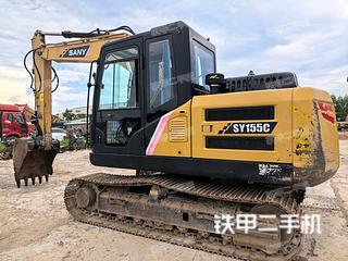 三一重工SY135C挖掘机实拍图片