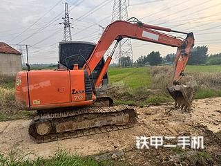 日立ZX70-6挖掘机实拍图片