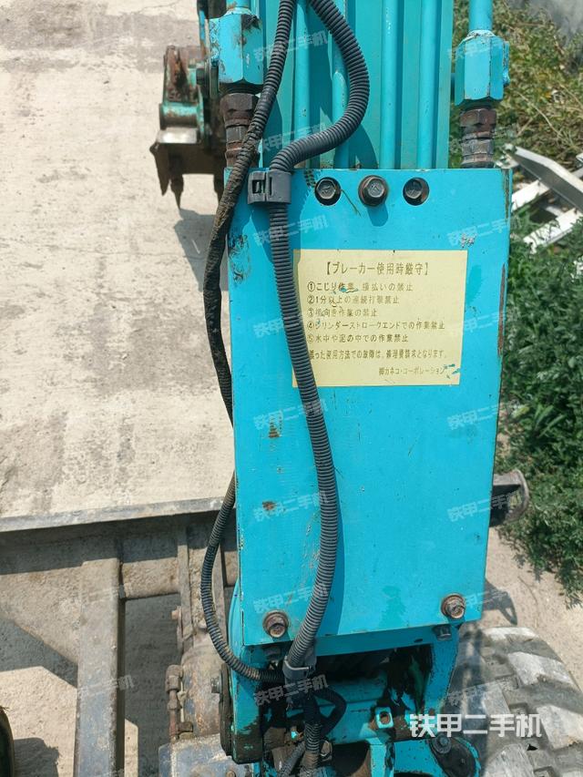 大臂背部俯視（工作和回轉裝置）