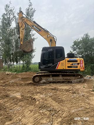 武汉三一重工SY135C挖掘机实拍图片