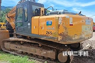 现代R265LC-7挖掘机实拍图片