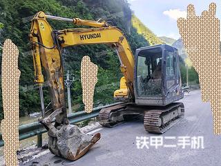 现代R80-7挖掘机实拍图片