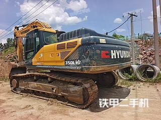 现代R350LVS挖掘机实拍图片