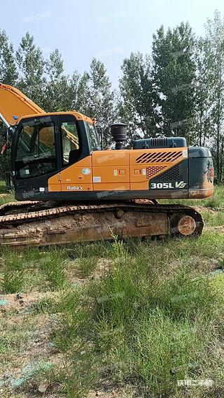 现代R305LVS挖掘机实拍图片