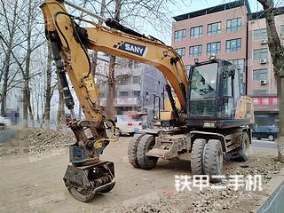 三一重工SY155W挖掘机实拍图片