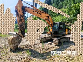 现代R225LC-7挖掘机实拍图片