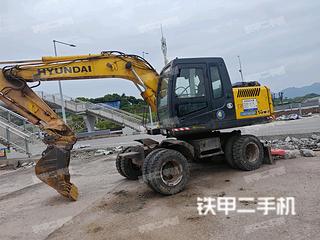 沈阳现代R150W-7挖掘机实拍图片
