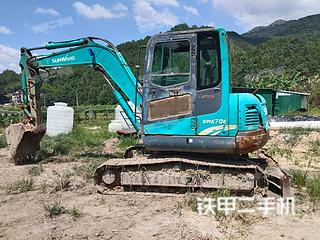 山河智能SWE70E挖掘机实拍图片