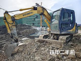 现代R80-7挖掘机实拍图片