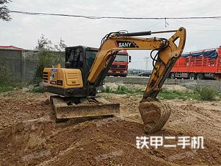 三一重工SY60挖掘机实拍图片
