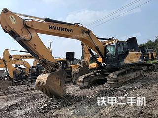 现代R350LVS挖掘机实拍图片