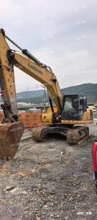 舟山柳工CLG920E挖掘机实拍图片