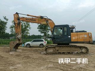 现代R215-7C挖掘机实拍图片