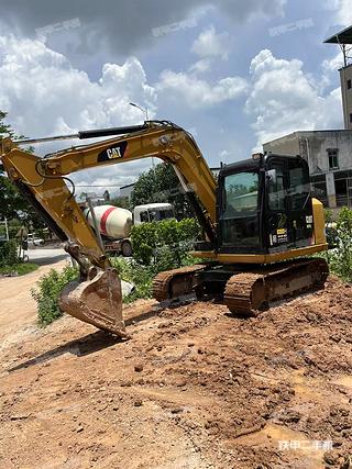 卡特彼勒307E2小型液压挖掘机实拍图片