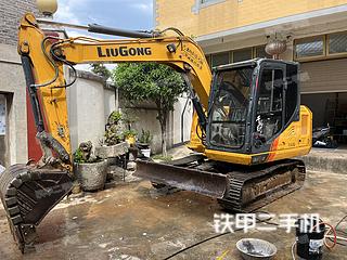 曲靖柳工CLG9075E挖掘机实拍图片