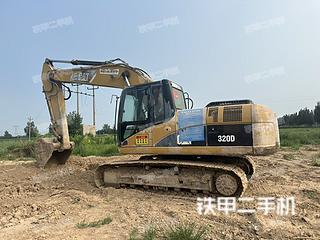 卡特彼勒320D进口挖掘机实拍图片