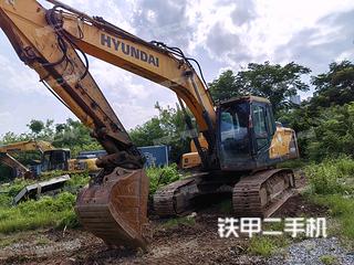 现代R215VS挖掘机实拍图片