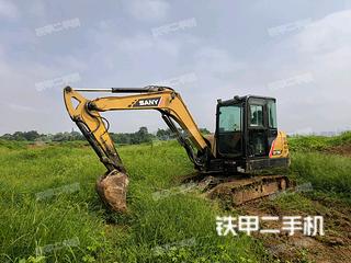 三一重工SY55C挖掘机实拍图片