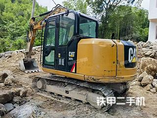 柳州卡特彼勒307E2小型液压挖掘机实拍图片