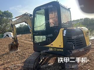 现代R55-7S挖掘机实拍图片