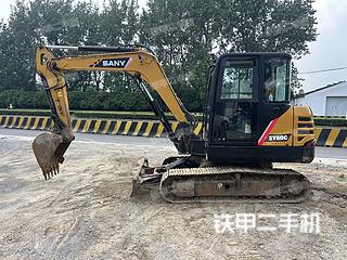 三一重工SY55C挖掘机实拍图片