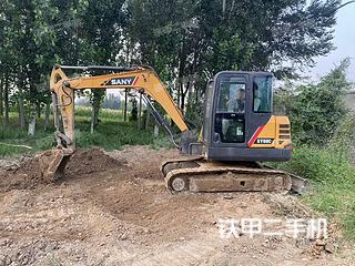 三一重工SY60C挖掘机实拍图片