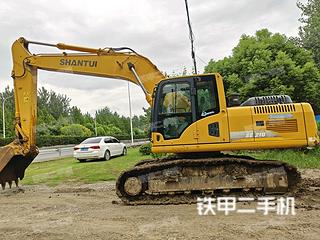 山推SE210W挖掘机实拍图片