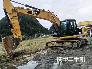 卡特彼勒320D液压挖掘机实拍图片