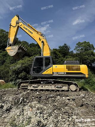 住友SH380LHD-6挖掘机实拍图片