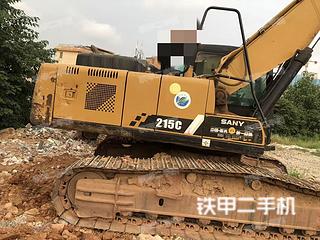 三一重工SY215C挖掘机实拍图片