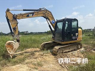 桂林卡特彼勒307E2小型液压挖掘机实拍图片