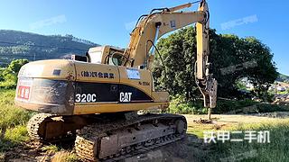 桂林卡特彼勒320C挖掘机实拍图片