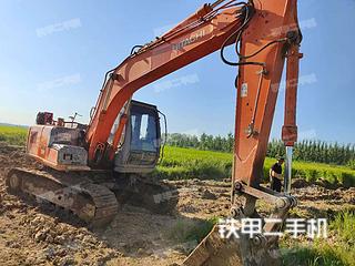 信阳日立ZX120挖掘机实拍图片