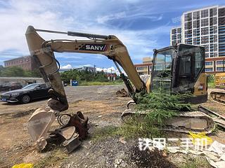 三一重工SY55C挖掘机实拍图片