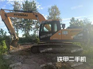 现代R215VS挖掘机实拍图片