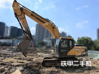 现代R215VS挖掘机实拍图片