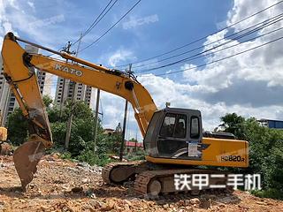 广州加藤HD820R挖掘机实拍图片