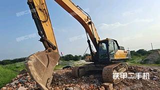 现代R520L-9VS挖掘机实拍图片