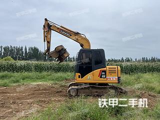 雷沃重工FR80E挖掘机实拍图片